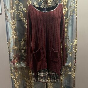 Joe Browns Burgundy Mini Dress